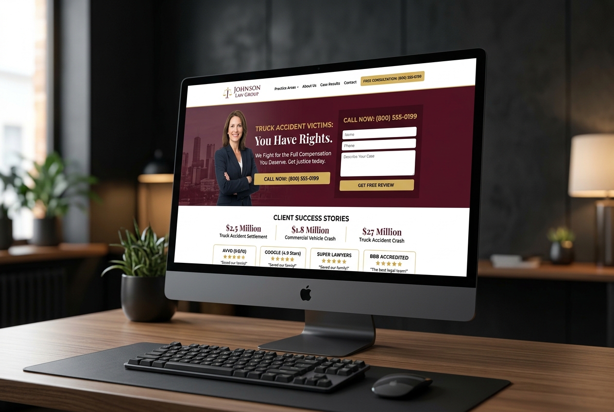 Johnson Law Group landing page