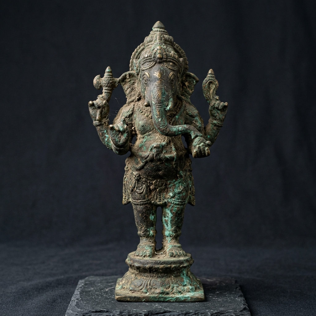 Ganesha Statue — before restoration