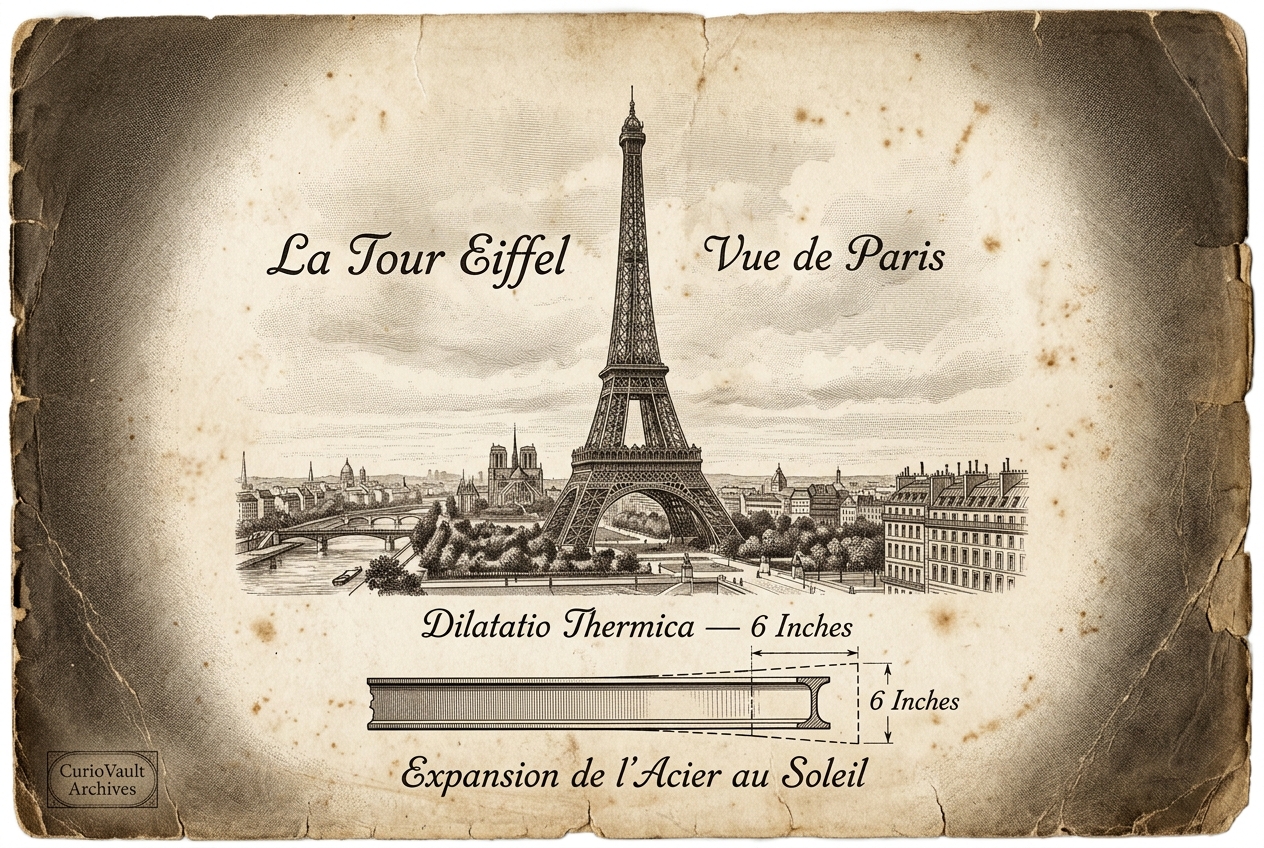 The Eiffel Tower grows 6 inches every summer — AI illustration