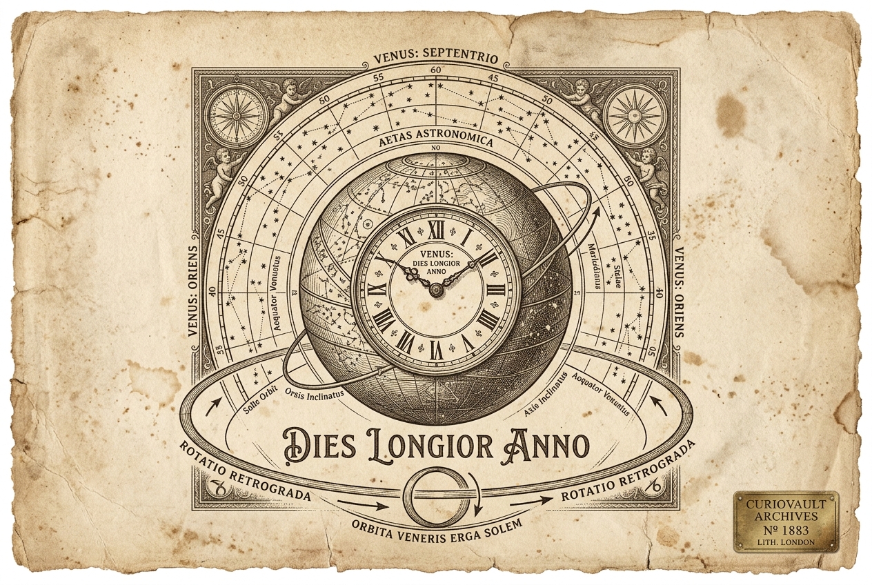 On Venus a day is longer than its year — AI illustration