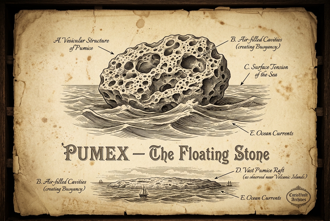 Pumice Is The Only Rock That Floats — AI illustration