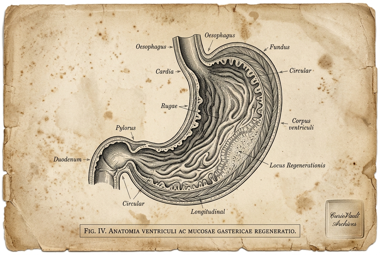 Your stomach gets a brand new lining every few days — AI illustration
