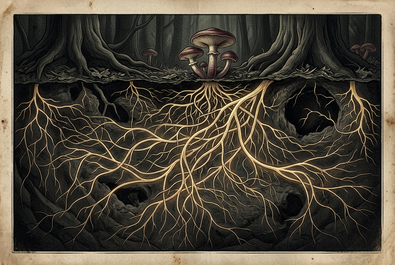 The largest living organism covers 3.5 square miles — AI illustration