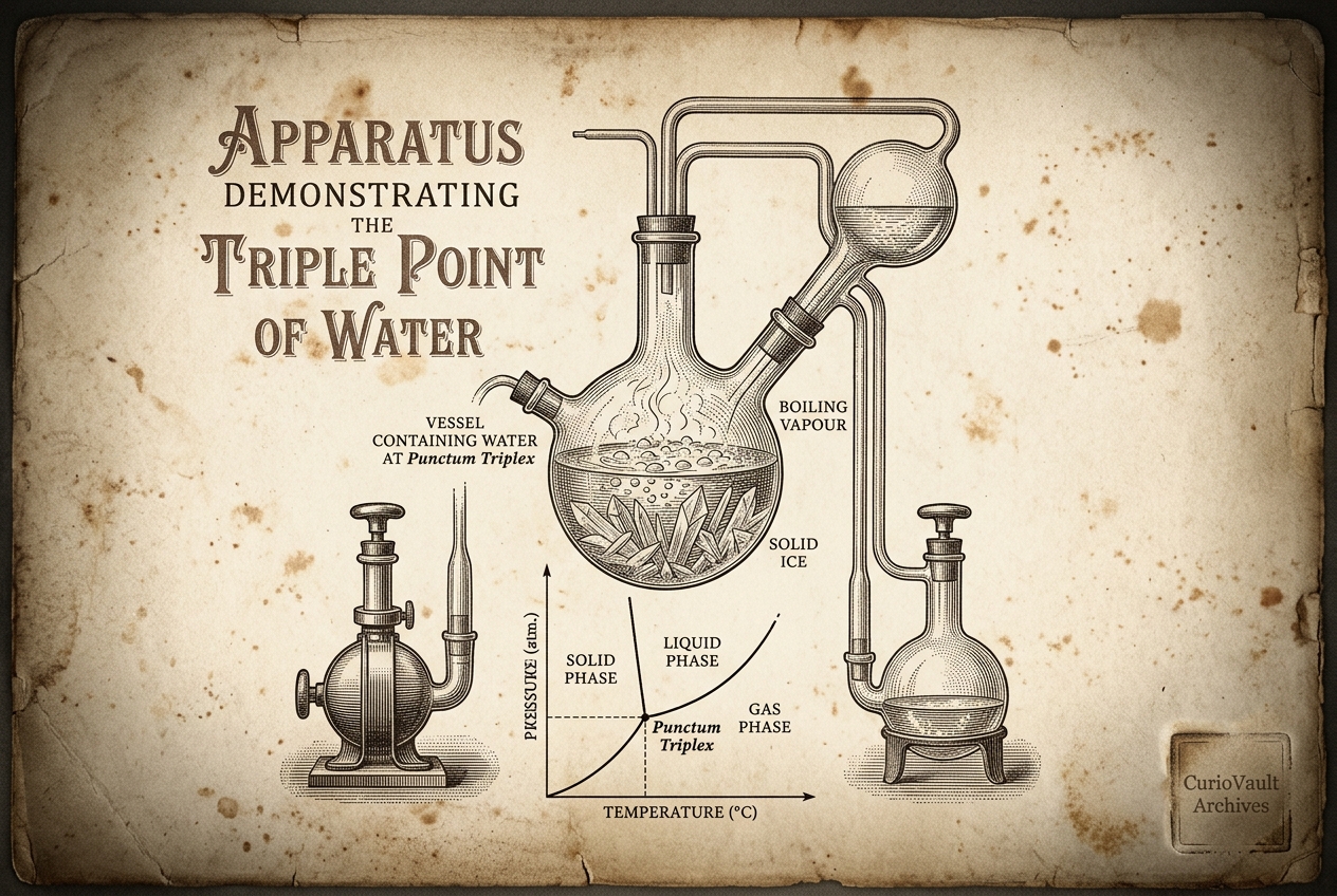 Water can boil and freeze at the same time — AI illustration