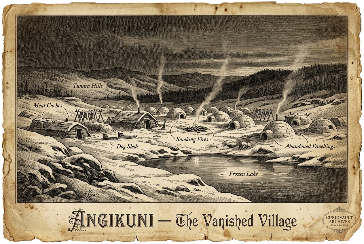 The Village That Disappeared Overnight — AI illustration