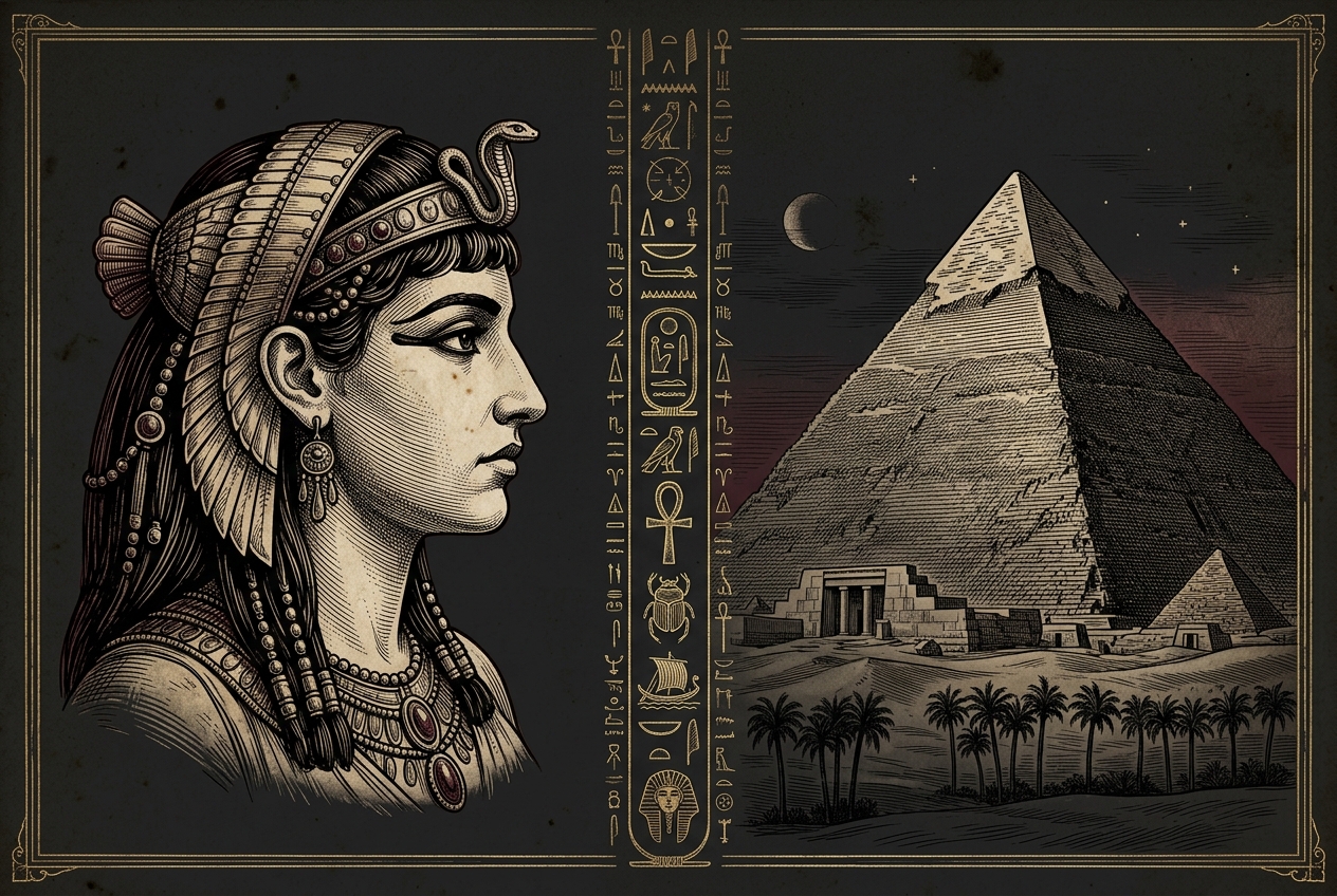 Cleopatra lived closer to the iPhone than the pyramids — AI illustration