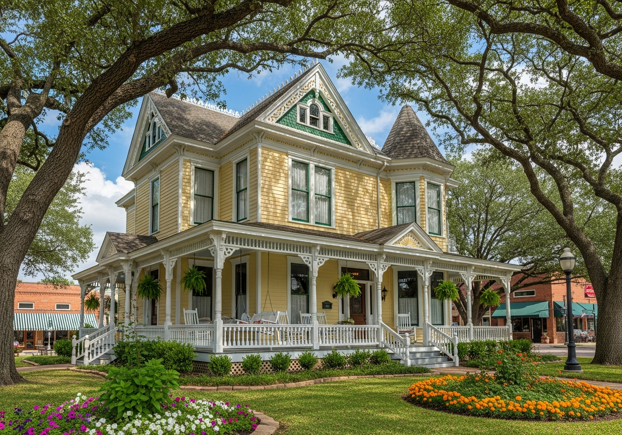 Historic Victorian in Waxahachie TX - For sale by owner Waxahachie Texas historic Victorian home for sale