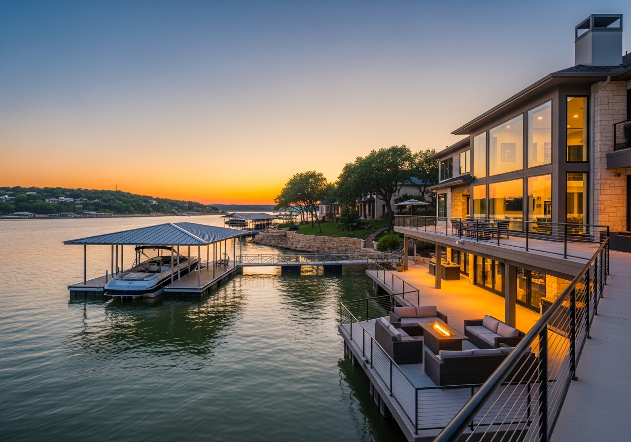 Grapevine Texas lakefront home for sale on Grapevine Lake