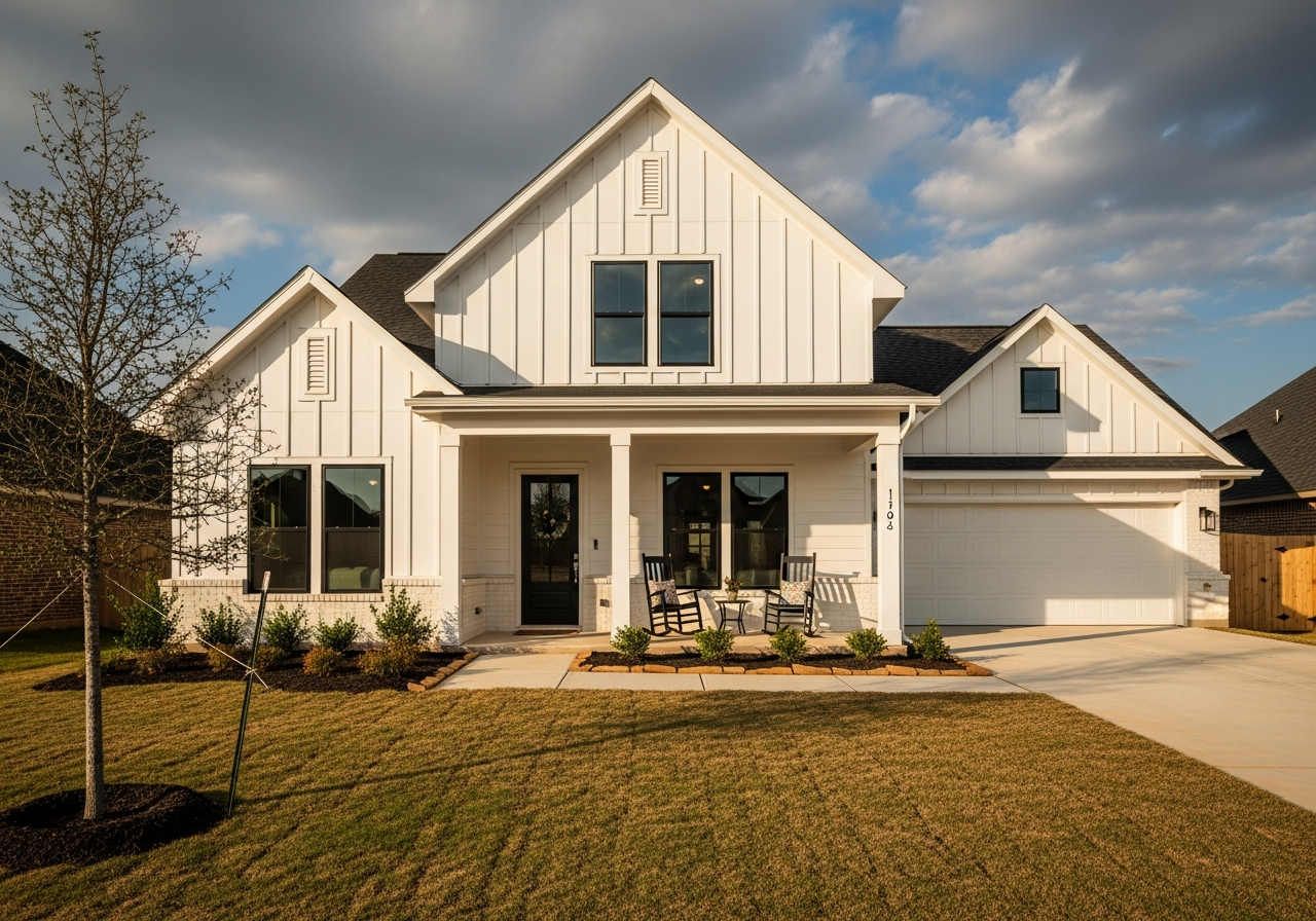 Anna Texas modern farmhouse new construction for sale