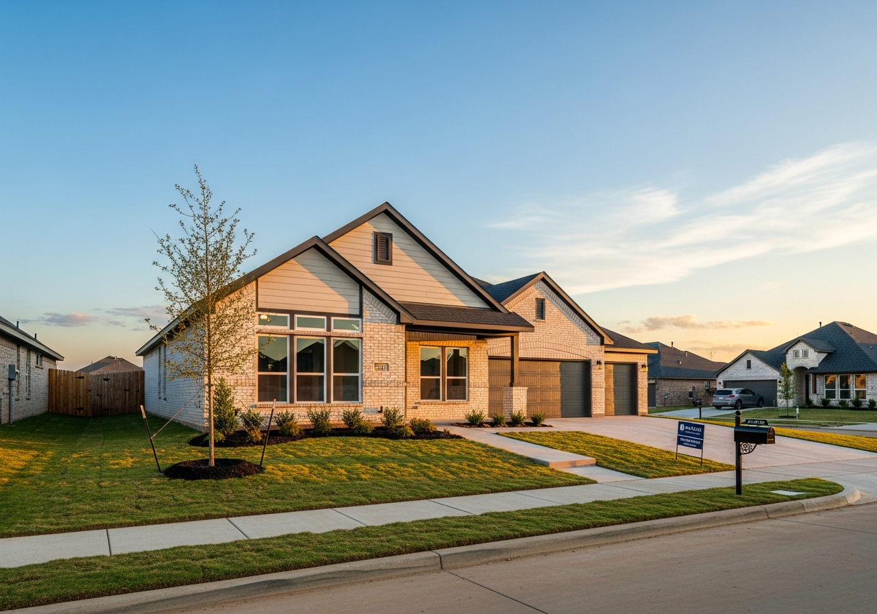 New construction home in Fate TX - FSBO listing Fate Texas new construction starter home for sale Rockwall County