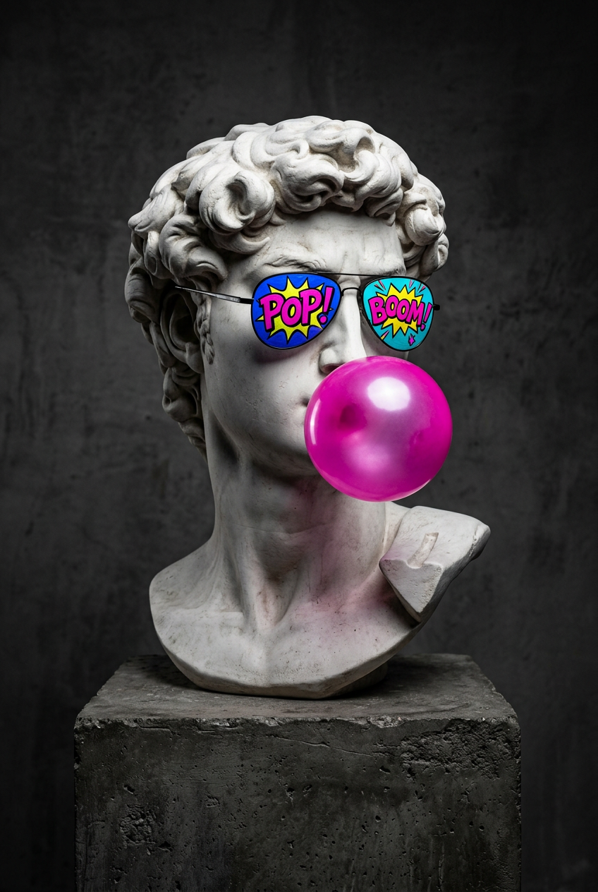 Statua pop-art