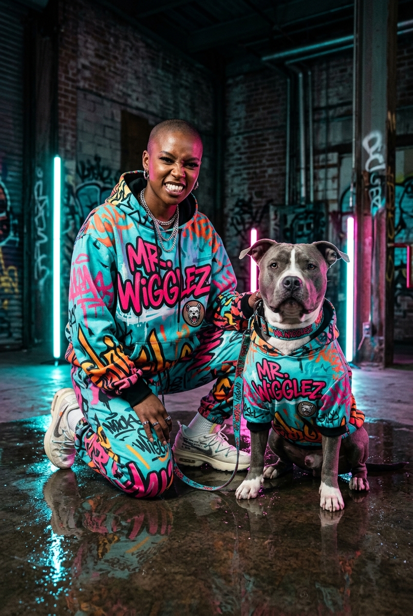 Wigglez Matching Hoodie Set — Aqua