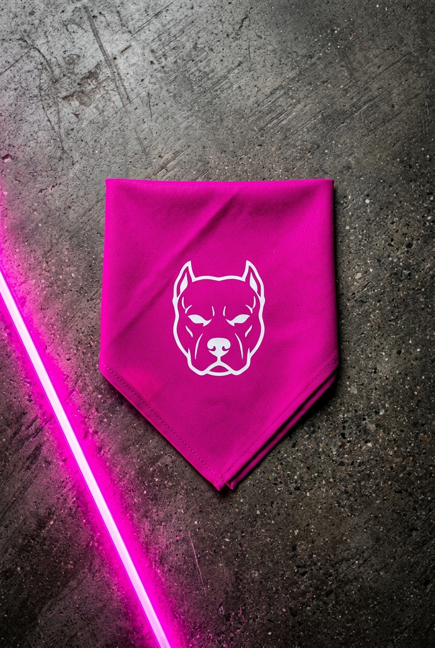 Magenta Silhouette Bandana