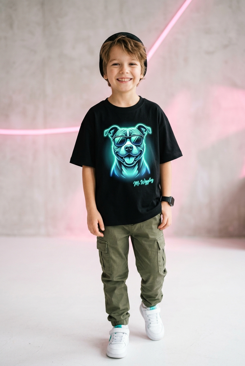 Lil Wigglez Kids Glow-Pit Tee — Signed