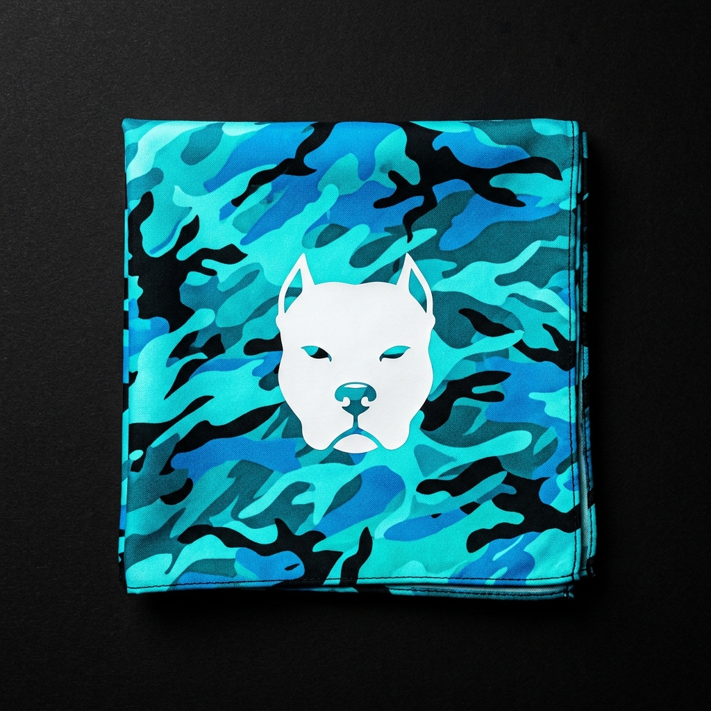Wigglez Pup Bandana — Aqua