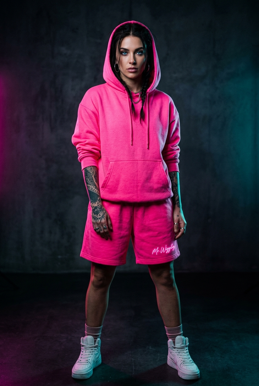 Mrs. Wigglez Neon Sweatsuit — Signed