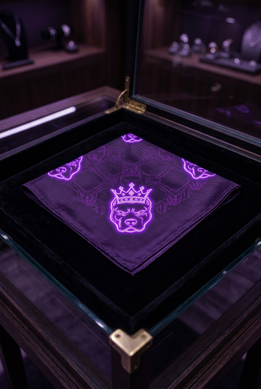 Purple Diamond Bandana