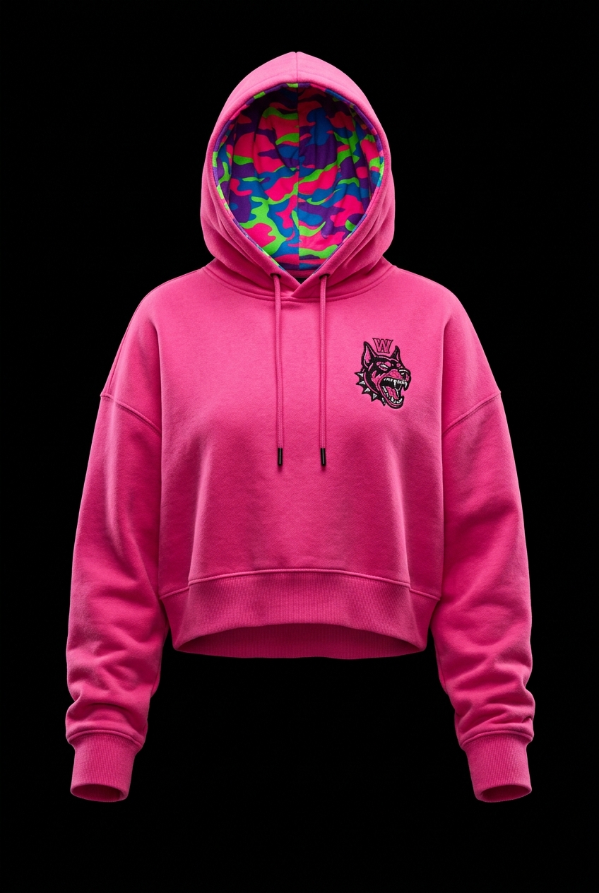 Mrs. Wigglez Cropped Hoodie