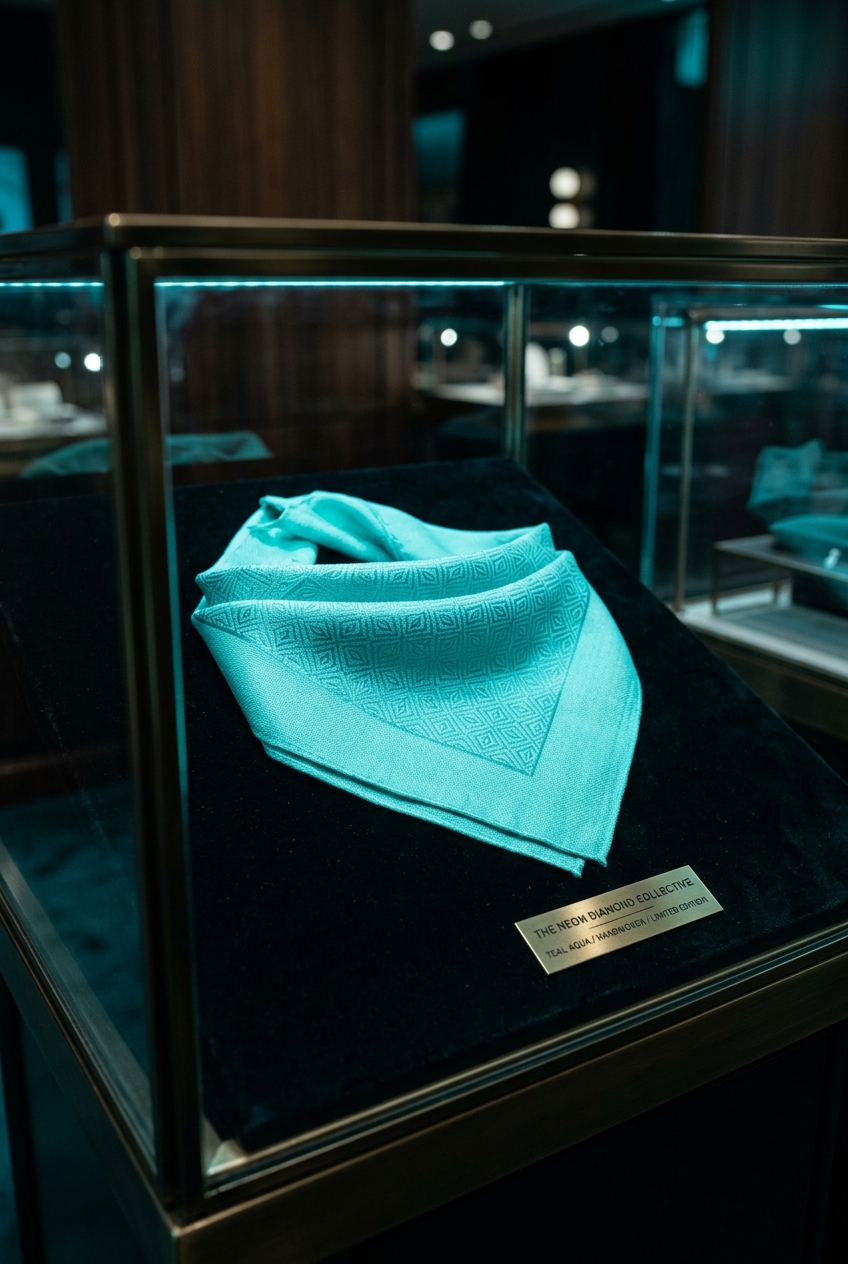 Teal Diamond Bandana