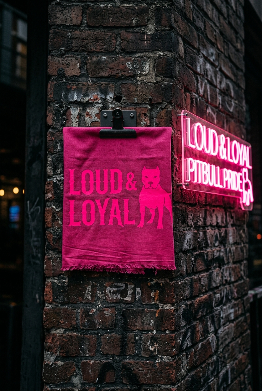 Loud & Loyal Bandana — Pink