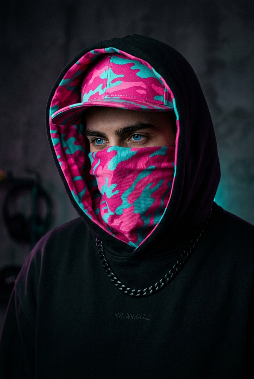 Wigglez Oversized Hoodie — Hot Pink