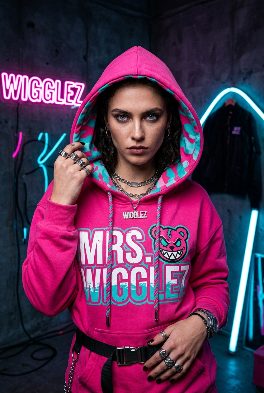 Mrs. Wigglez Pink Hoodie