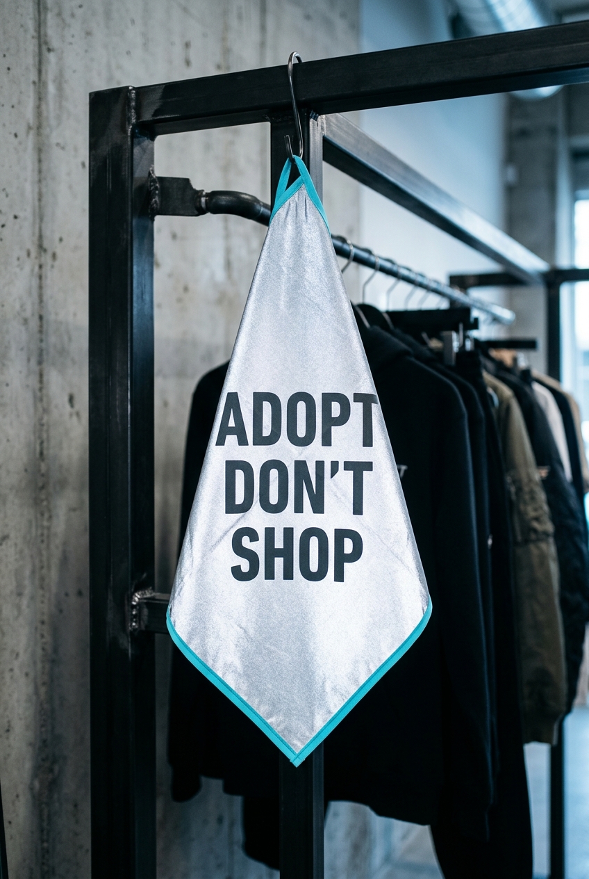Reflective Adopt Don't Shop Bandana