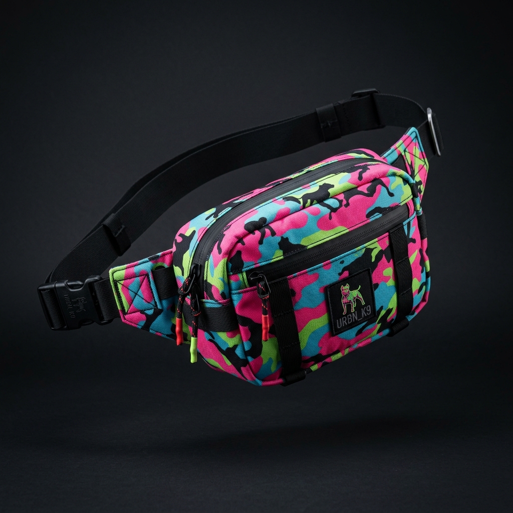 Neon Camo Crossbody Sling