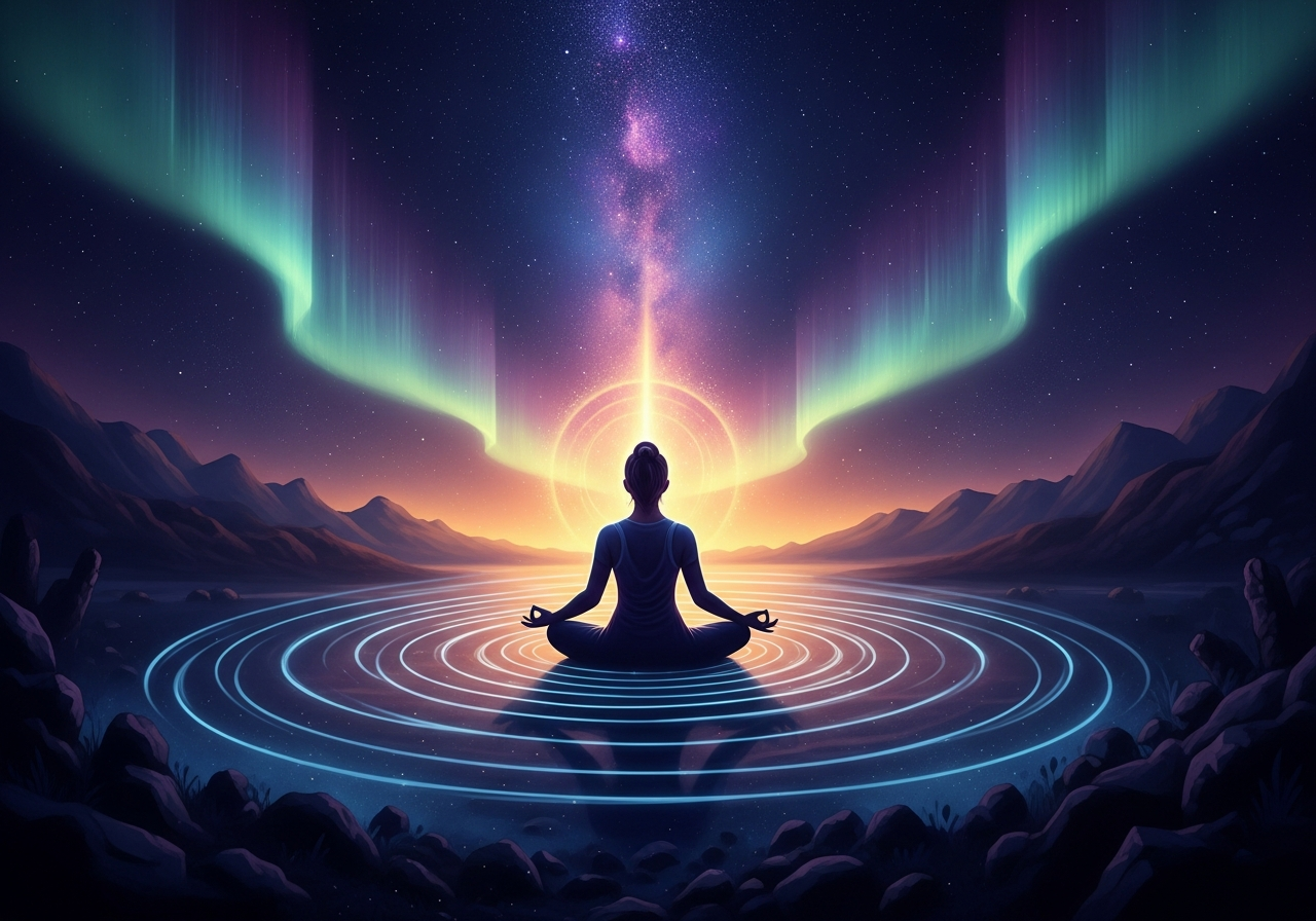 Meditazione e onde di energia cosmica