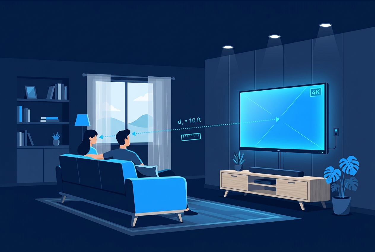 TV Size & Viewing-Distance Cheat Sheet