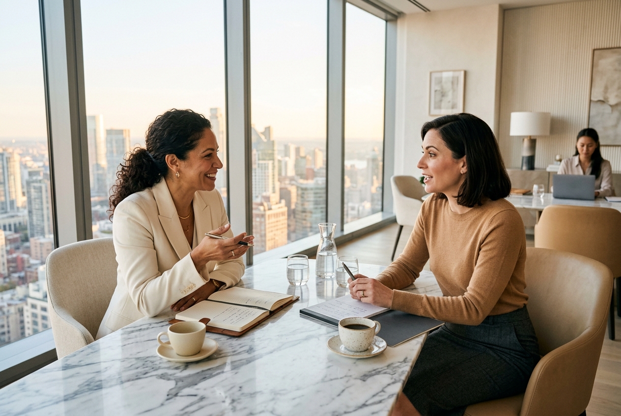 Executive mental health and leadership coaching session