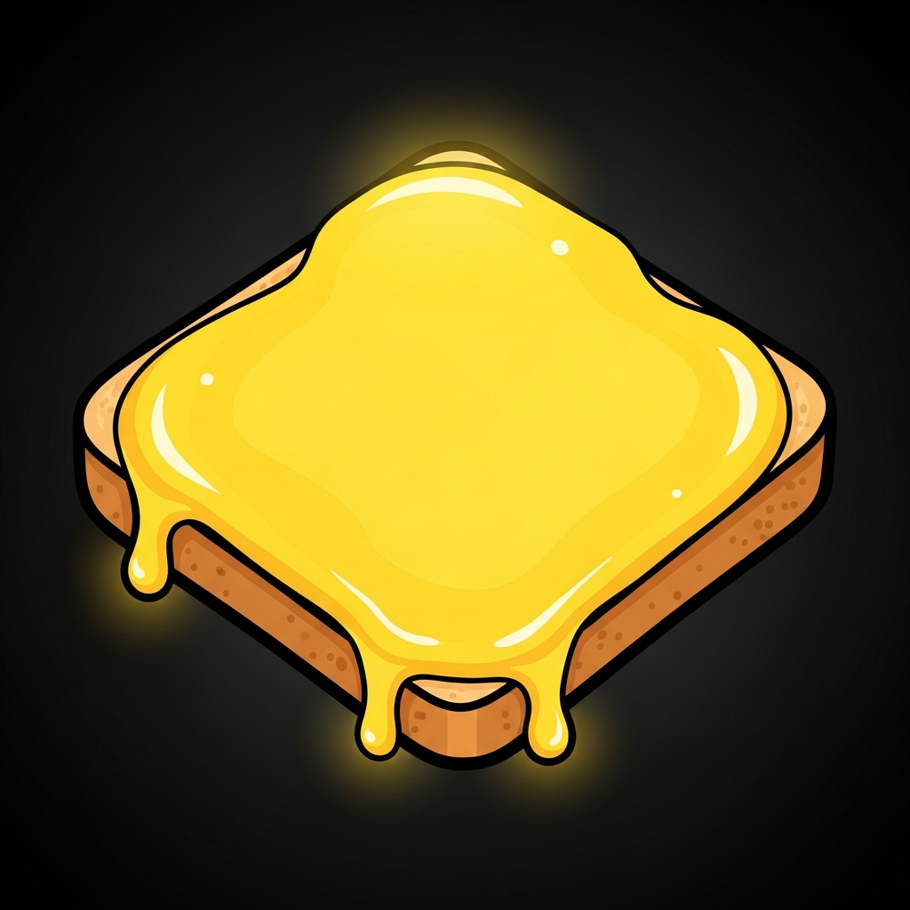 Golden cheese on toast