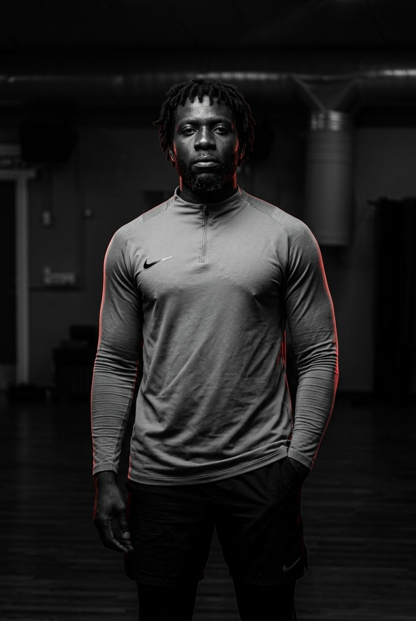 Coach portrait in the gym