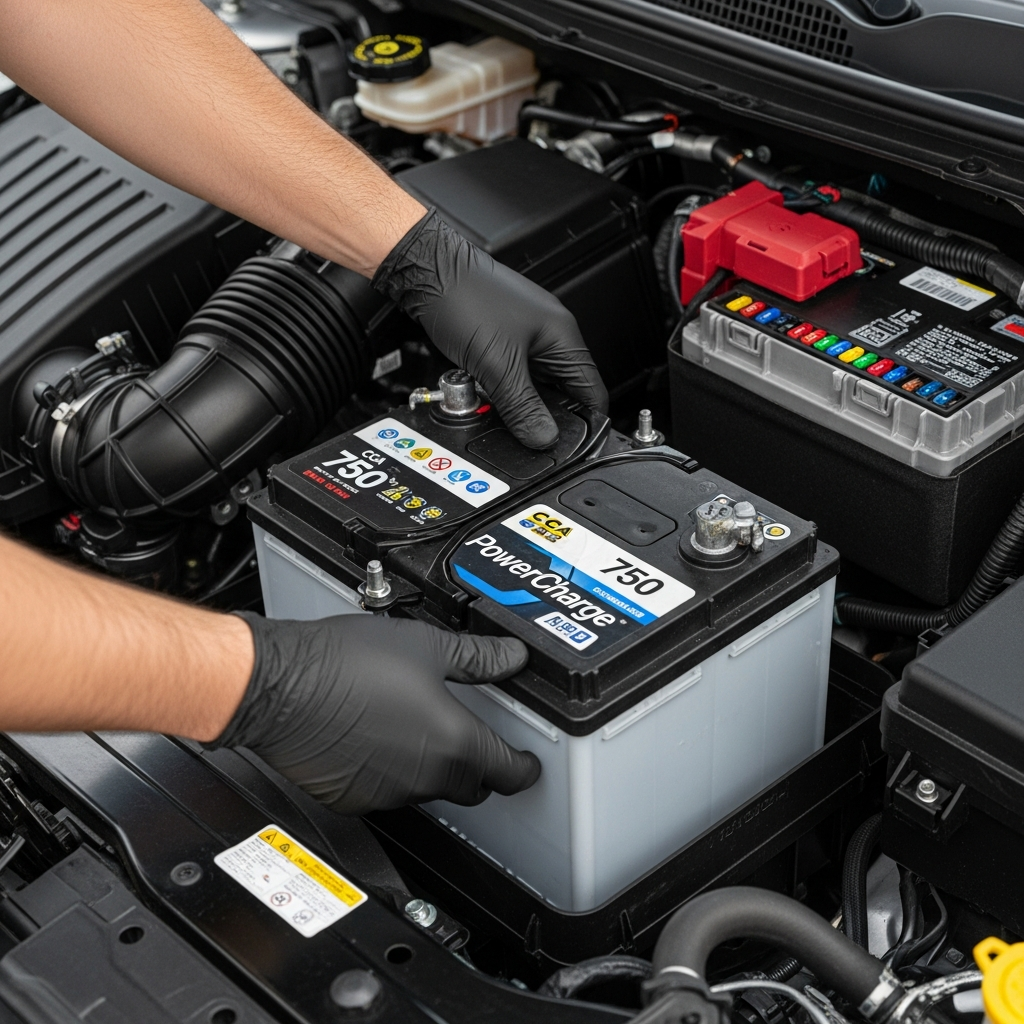 Car battery replacement