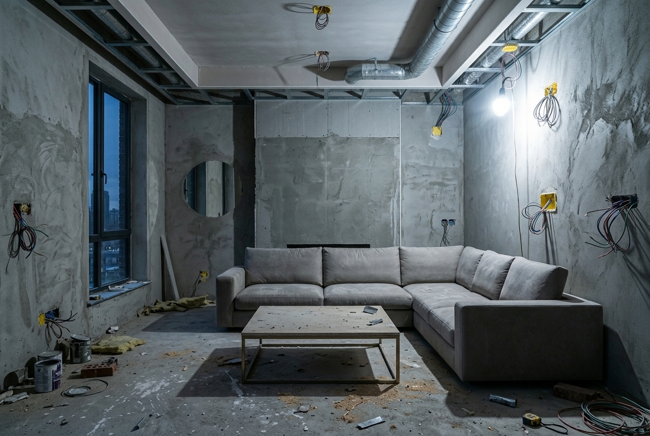 The Living Room before renovation