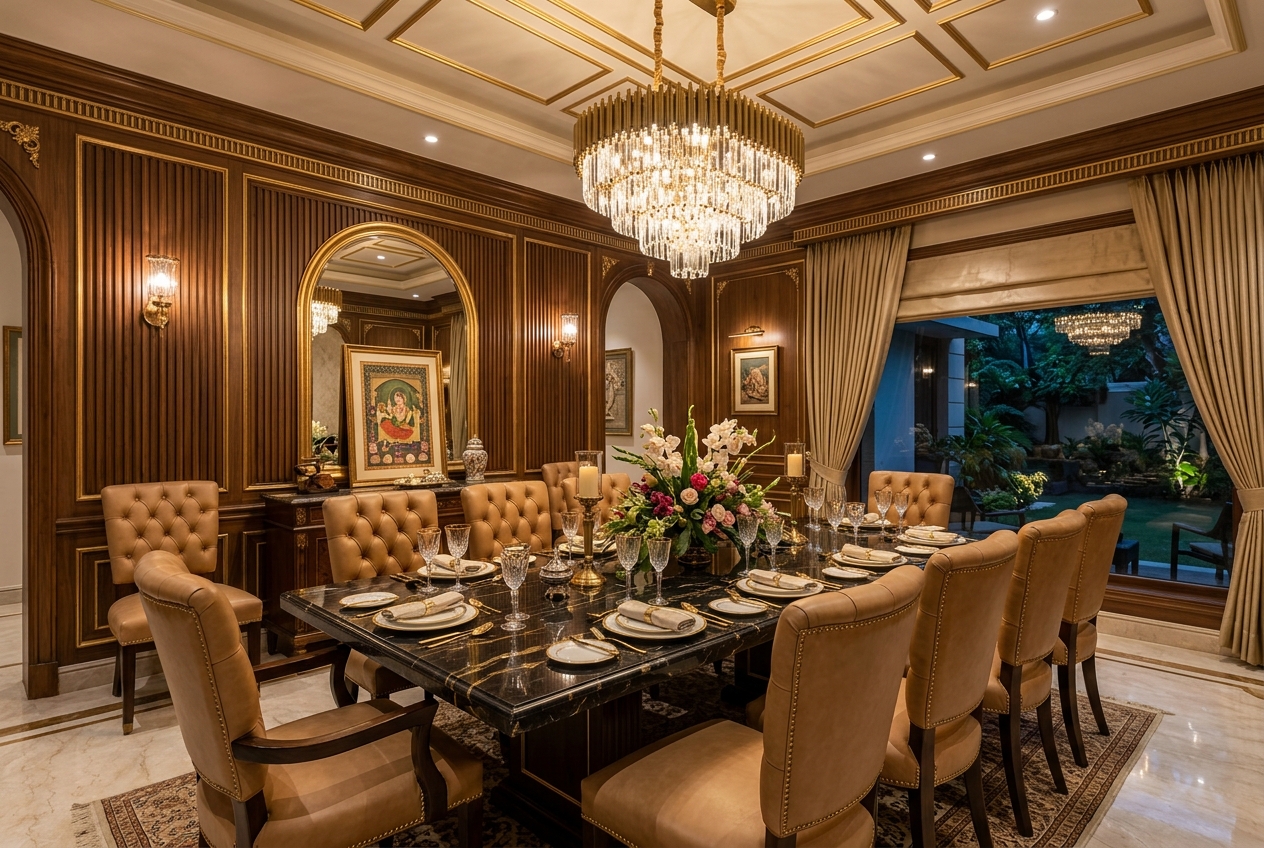 The Dining Room after Ruchi Tandon's transformation