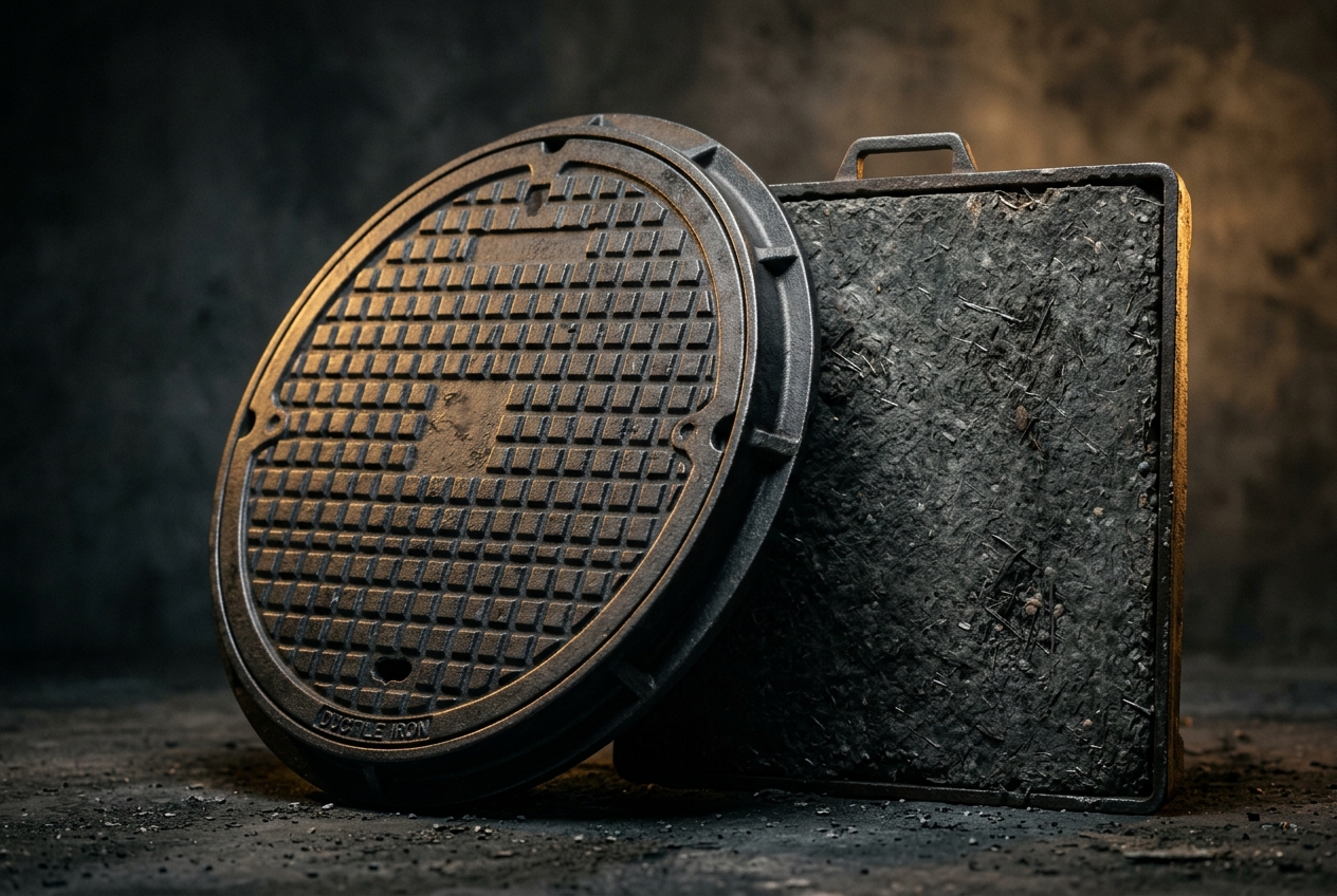 Heavy-Duty Cast Iron Manhole Covers
