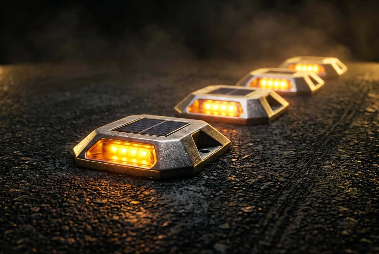 Solar Aluminum Road Studs