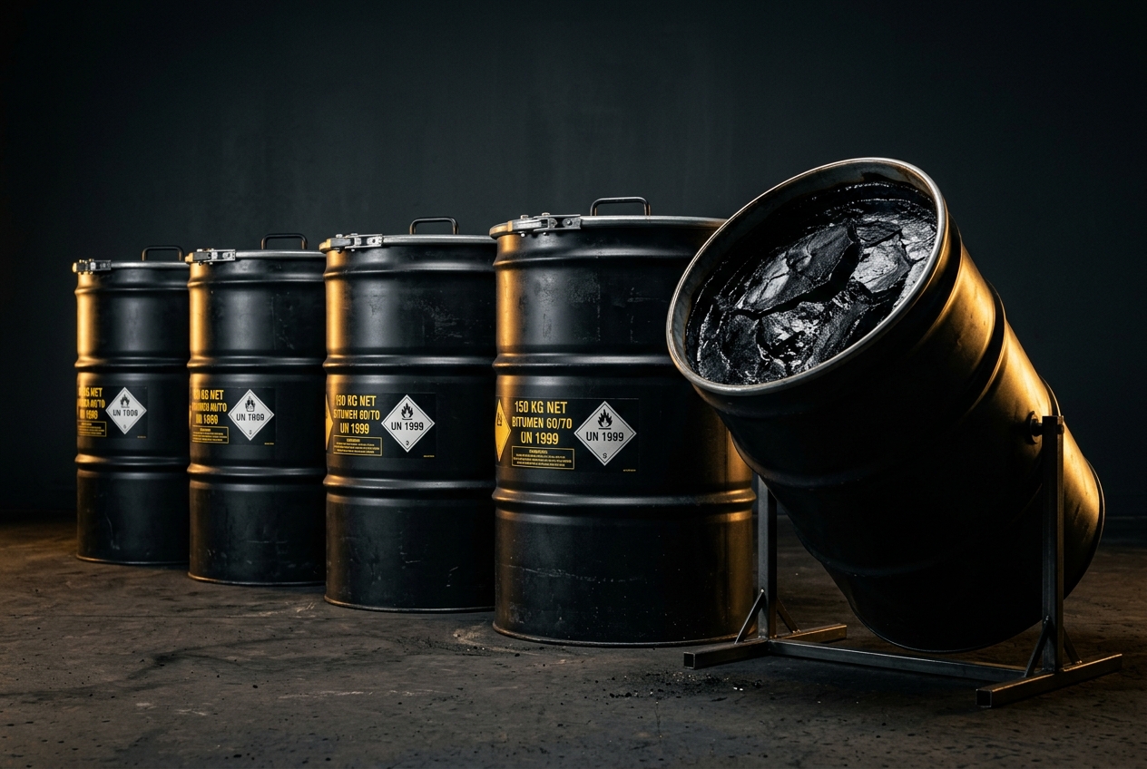 Drum-Packed Bitumen