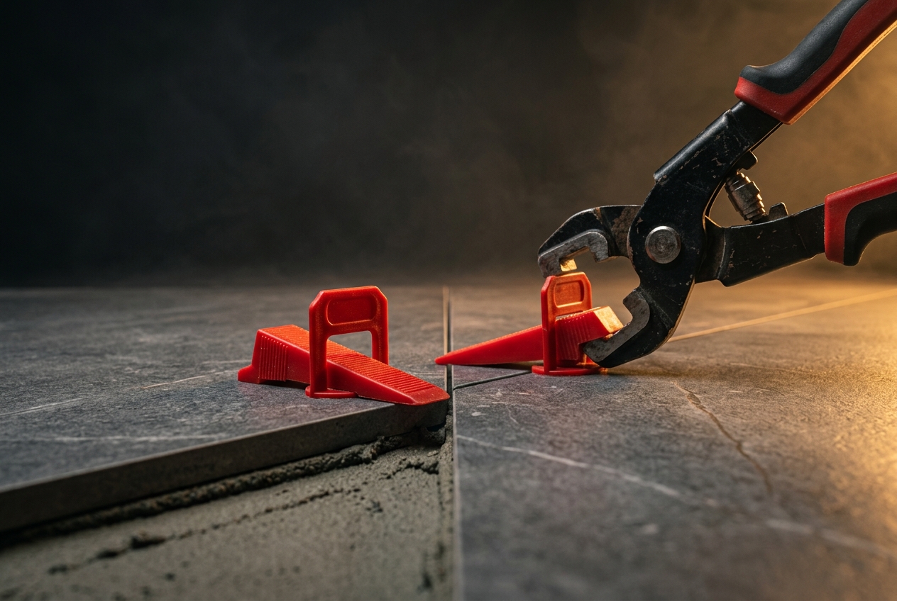 Tile Leveling Clips and Wedges