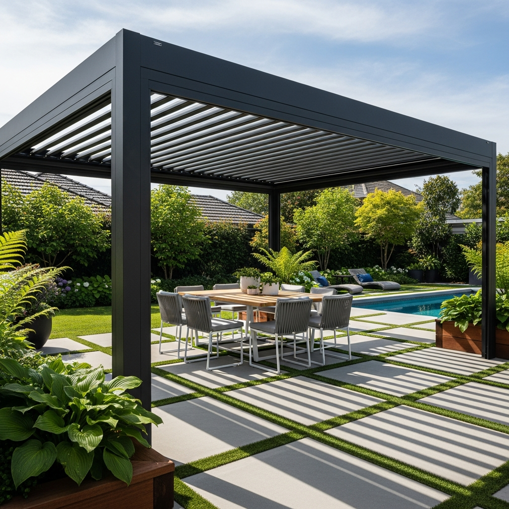 Modern pergola