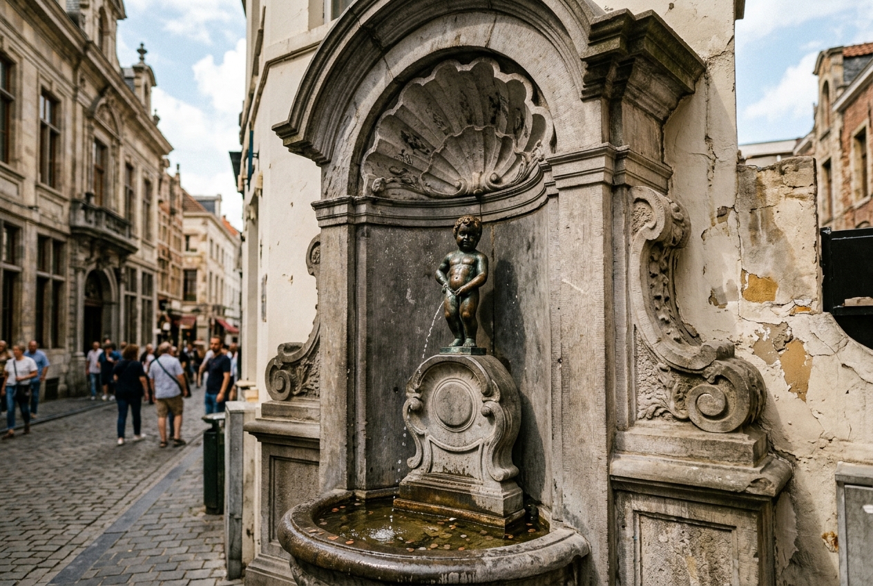 Manneken Pis, Brussels