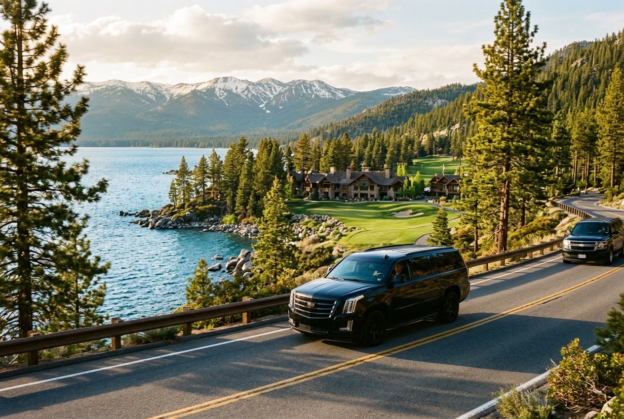 Chauffeur transfer to Edgewood Tahoe Resort