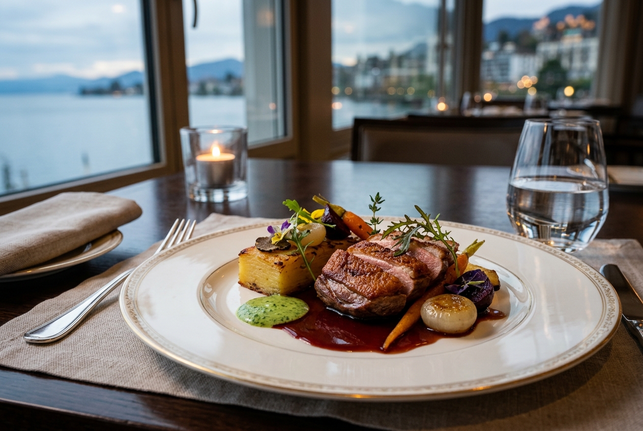 Pavillon at Baur au Lac — signature dish