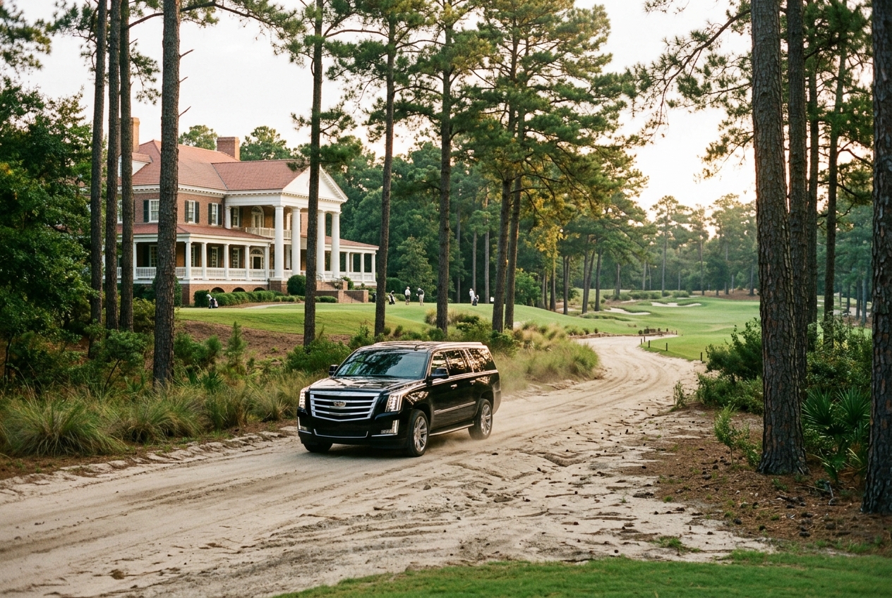 Chauffeur transfer to Pinehurst Resort