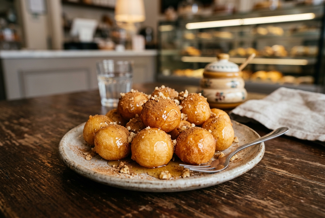 Lukumades — Greek desserts
