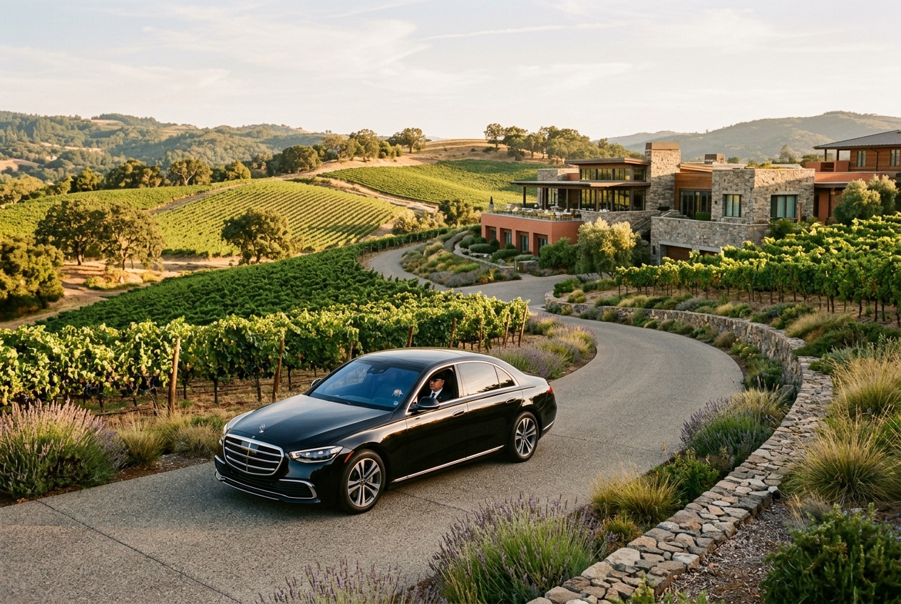 Chauffeur transfer to Montage Healdsburg