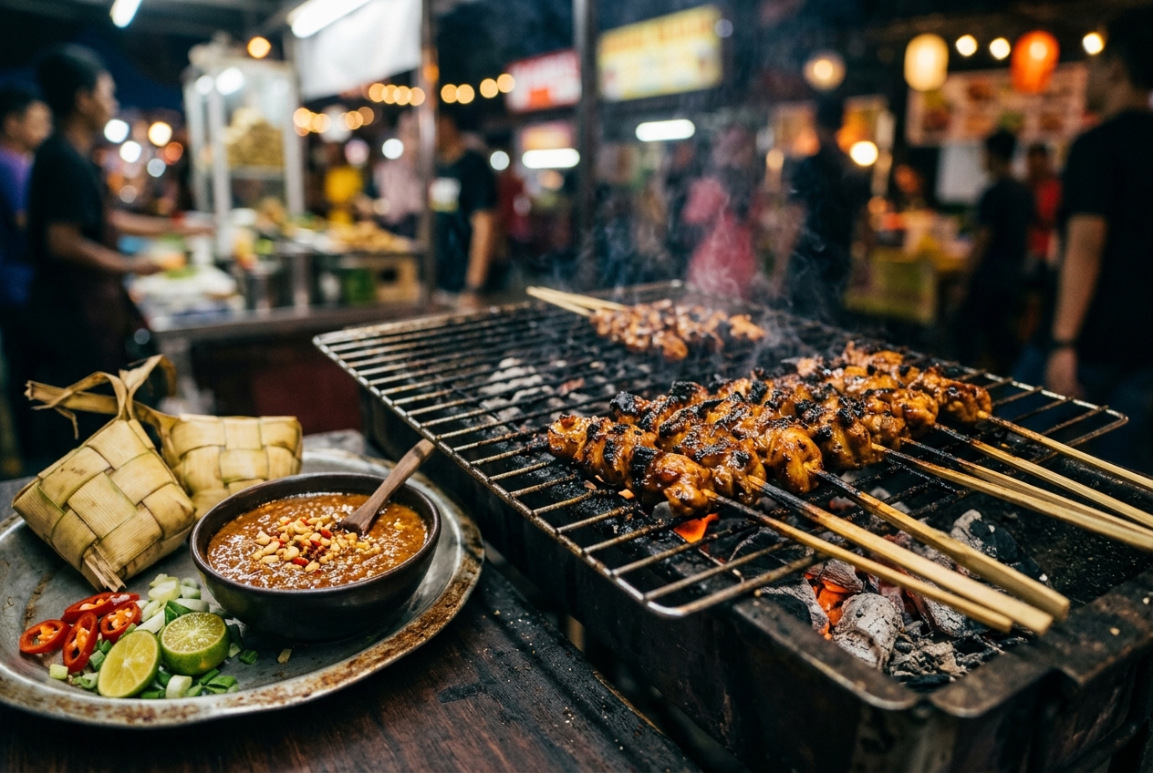 Jalan Alor Night Food Street — Hawker · Street food