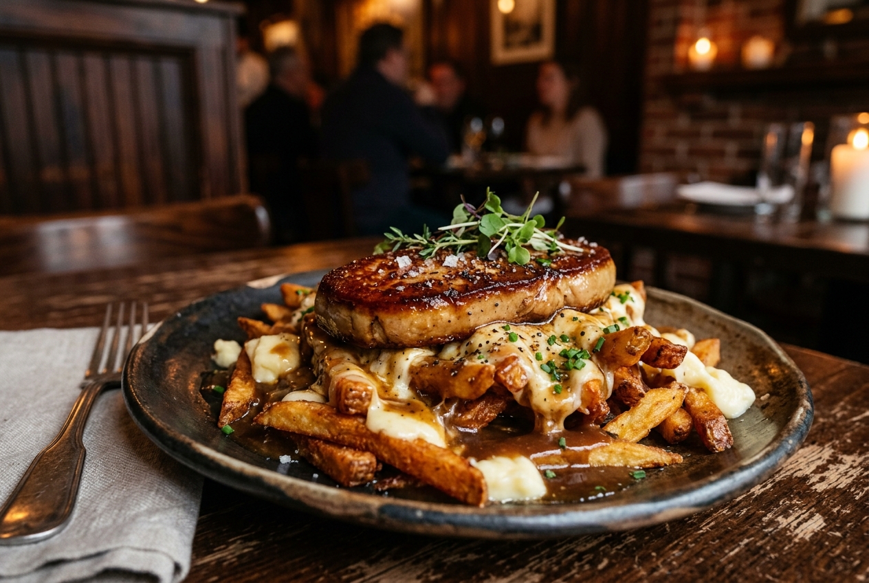 Au Pied de Cochon — signature dish