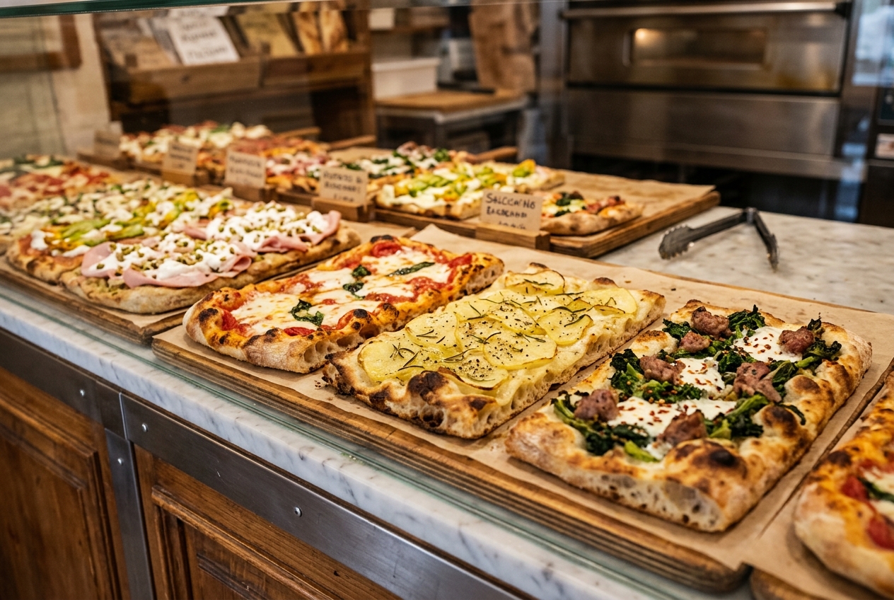Pizzarium Bonci — Pizza al taglio